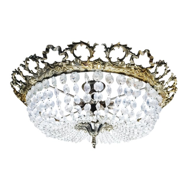 Vintage Art Deco Hanging Lamp, 1930s For Sale - Image 6 of 6