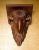 Chocolate Antique Black Forest Ram Head Carved Wall Shelves- a Pair For Sale - Image 8 of 13