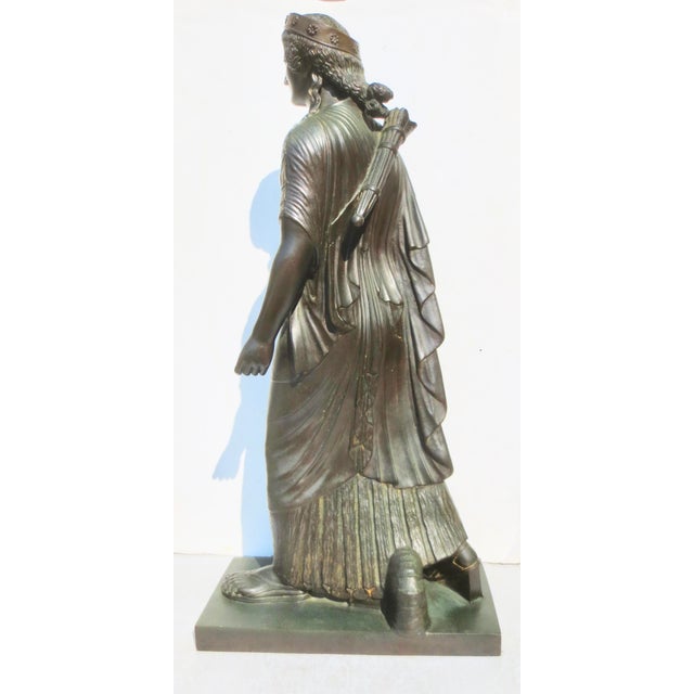 Diana Arcaizante Grand Tour Bronze Odyssey Diana From Pompeii For Sale In New York - Image 6 of 14