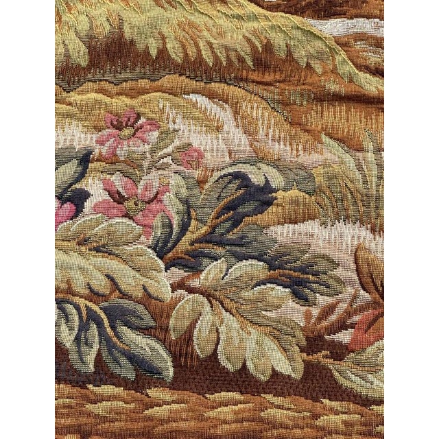 1960s Vintage French Jacquard Halluin Tapestry, 1960s For Sale - Image 5 of 18