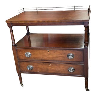 Mid 20th Century Kittinger Buffet Cart/ Bar Cart With Extensions For Sale