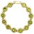 16 Carat Genuine Natural Peridot Tennis Bracelet 14 Karat Yellow Gold 16 Gram For Sale - Image 15 of 18