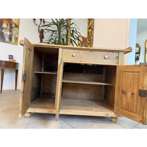 Antique Rustic Changing Table or Chest of Drawers in Wood For Sale - Image 13 of 14