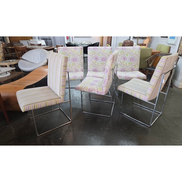 Mid-Century Modern Milo Baughman Model 1187-110 Dining Chairs-Set of 6 For Sale - Image 3 of 8