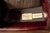 Vintage Tufted Leather Chesterfield Armchair and Ottoman Set in Burgundy For Sale - Image 10 of 12