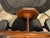 Vintage 1940s-1950s Mersman Mahogany 2-Tier Dumbwaiter Table or Butler Table For Sale - Image 12 of 13