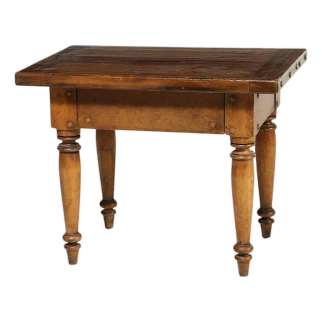 1990s Beautiful Rustic Ralph Lauren Side Table For Sale
