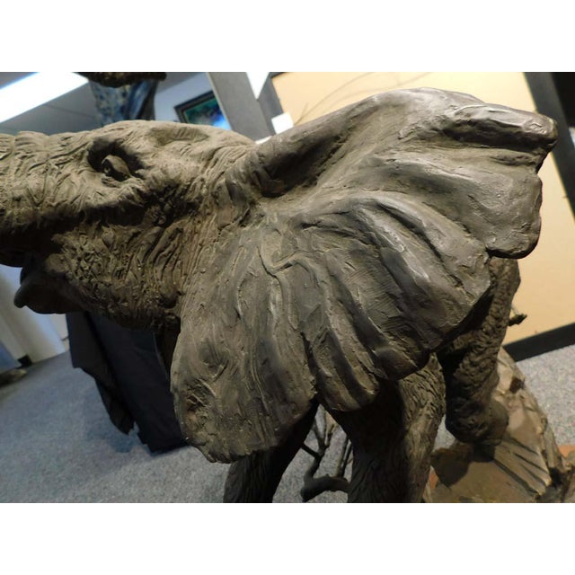 "Outraged" Bronze Sculpture by Lorenzo Ghiglieri Dimensions: 17" front to back x 34" tall x 33" wide Edition: 35/50 Year:...