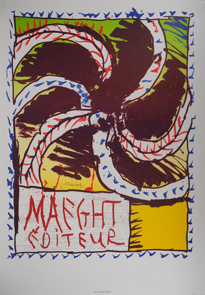 Pierre Alechinsky, Exposition 1982, Lithograph