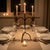 Grounded Grandeur: The Wide Bronze Tabletop Candelabra ️ Elevate your gatherings with the Hand-Forged Wrought Iron...