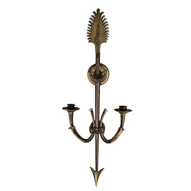 Pair of Neoclassical Versace-Style Brass Medusa and Lion Head Sconces For Sale - Image 10 of 10