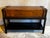 American Vintage Faux Leather Suitcase Console Table With 3 Drawers For Sale - Image 3 of 12