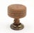 Traditional Vintage Round Wooden Dummy Door Knob For Sale - Image 3 of 4
