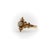Victorian Late 19th Century 14k Gold Victorian Three-Stone Old Mine Cut Diamond Ring, Size 5.25 For Sale - Image 3 of 9