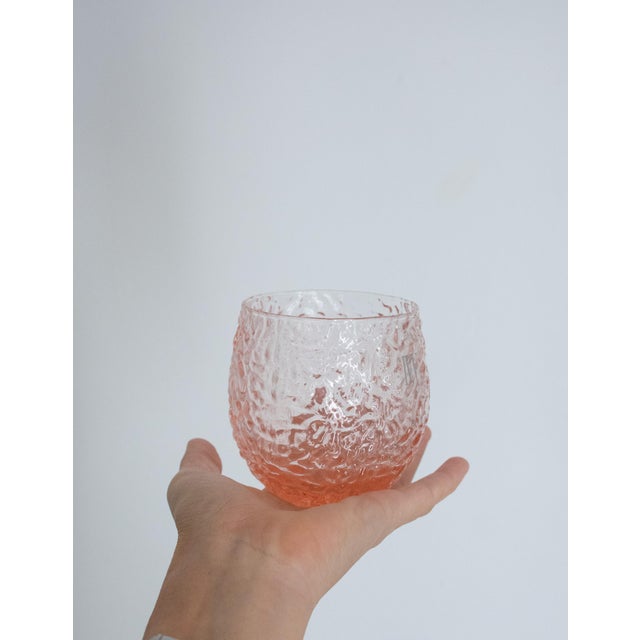 Glass Modern Glasses by Mariana Iskra for Ribes Studio, Set of 6 For Sale - Image 7 of 9