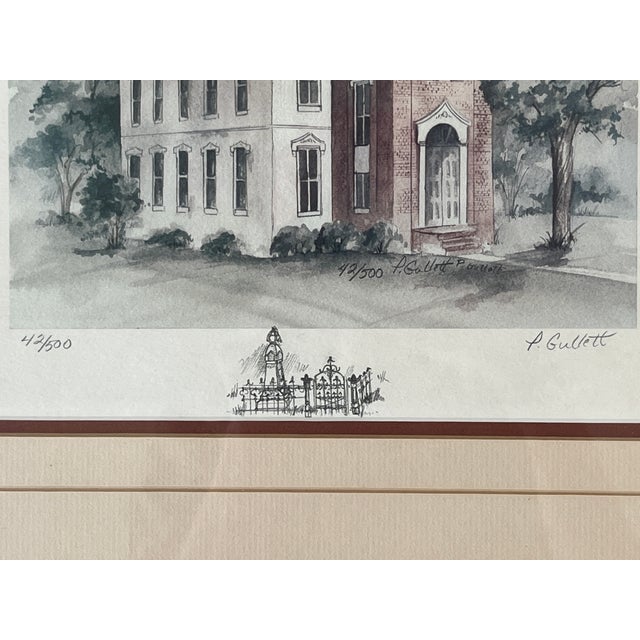 1970s 1970s Fayette County Courthouse, Georgia by Patsy Gullett 16 X 13 For Sale - Image 5 of 10
