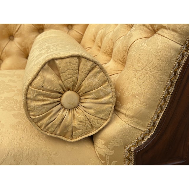 19th Century Regency Mahogany Chaise Lounge, 1820 For Sale - Image 9 of 11