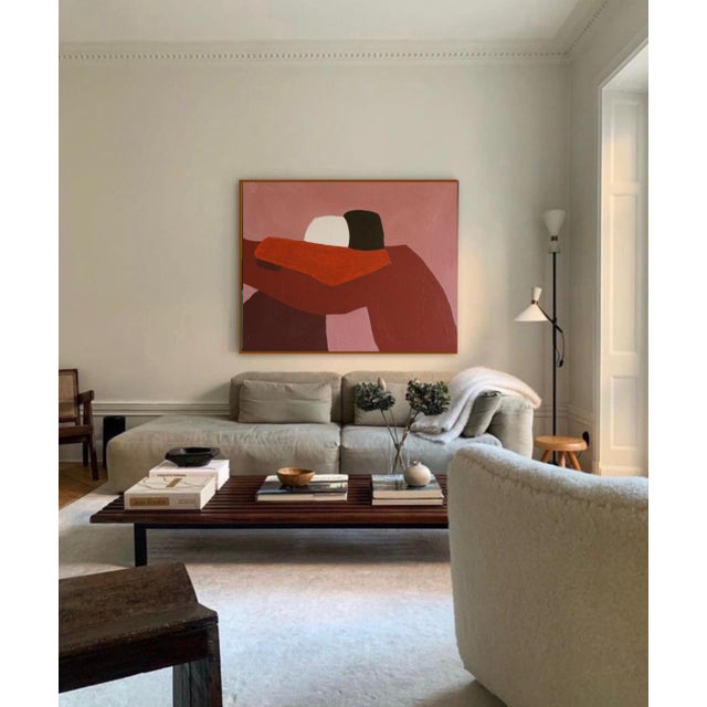 Bodasca, In Your Arms, Pink Version, 2026, Acrylic on Canvas For Sale - Image 13 of 15