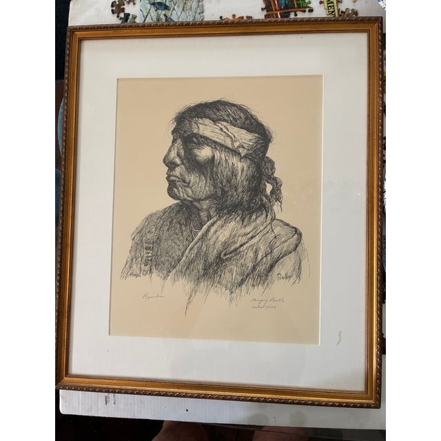 these are original artist's proofs of American Indians Ink on Paper by renown artist Gregory Perillo. Each one is signed...