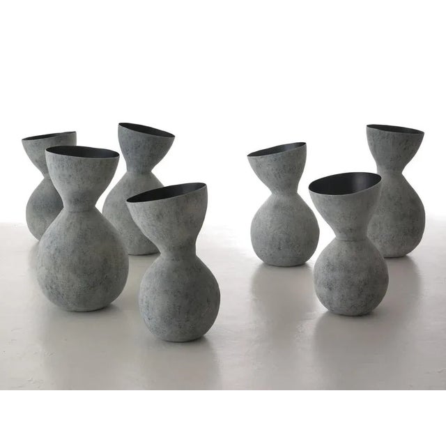 Incline Vases by Imperfettolab, Set of 3 For Sale - Image 6 of 8