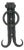 Hand-Forged Wrought Iron Ring Door Knocker (Gold Patina) Classic Entrance Hardware For Sale