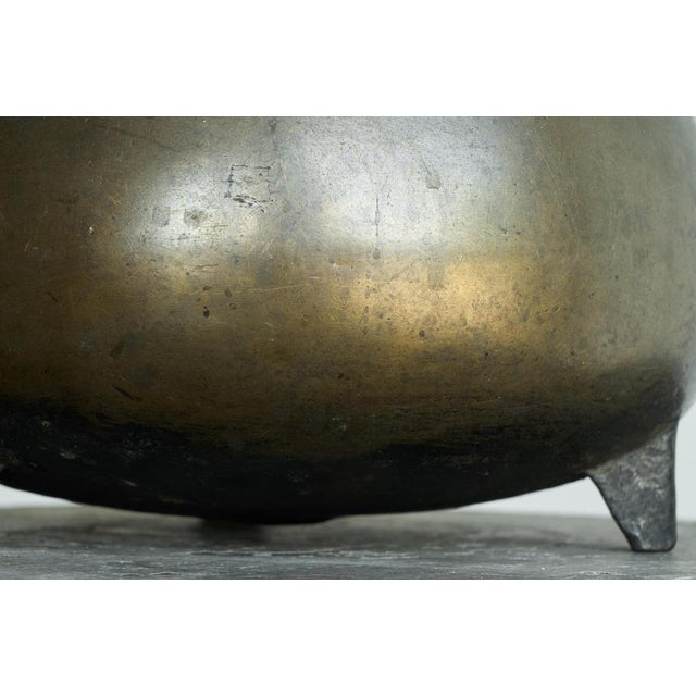 Large Antique Cauldron in Bronze For Sale - Image 11 of 13