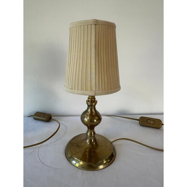 Mid-Century Modern Set of 2 Bedside Lamps, Europe Design 1970 For Sale - Image 3 of 10