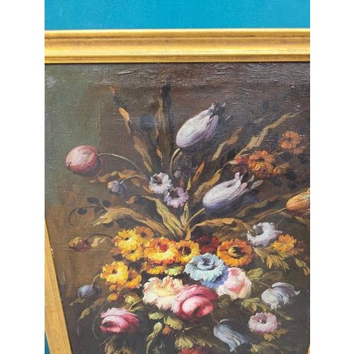 J. Palomar, Floral Still Lifes, 1964, Oil on Canvas For Sale - Image 8 of 16