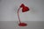 Metal Mid-Century Red Metal Table Lamp attributed to Kaiser, 1960s, Germany from Kaiser Idell / Kaiser Leuchten For Sale - Image 7 of 12