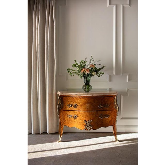 Bring the grand romance of a Parisian salon into your home with this breathtaking mid 19th-century Belle Époque bombé...