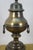 Mid 20th Century Empire Brass Mantel Trophy Urn Table Lamp Black Shade 31" For Sale - Image 6 of 14