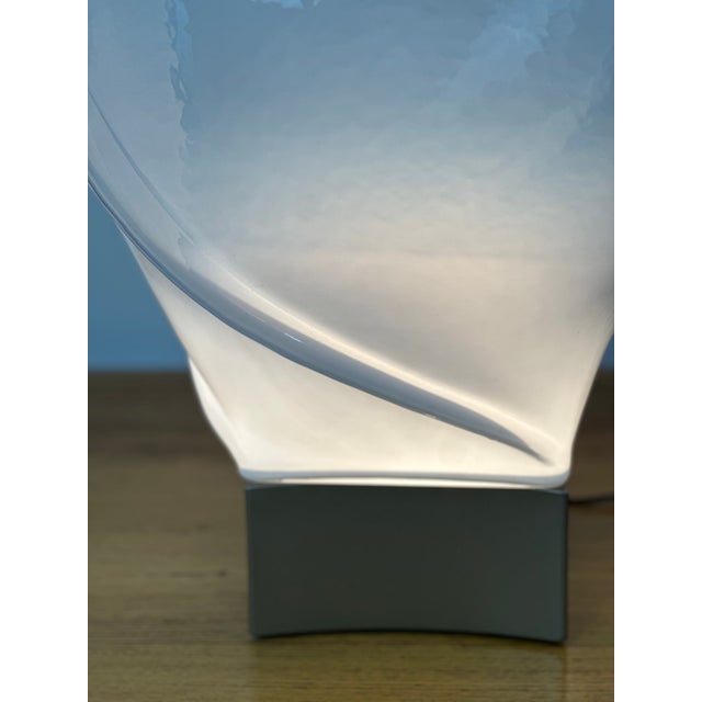 Mid-Century Modern Murano Blown Glass Lamp from Leucos, 1970s For Sale - Image 3 of 11