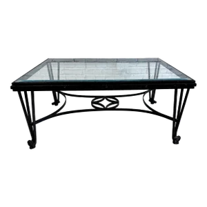 Formations Furniture Classic Wrought Iron & Glass Cocktail Table F-Tb07