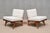 Danish Modern Chairs in Oak and Métaphores Striped Jacquard, 1950s, Set of 2 For Sale - Image 16 of 16