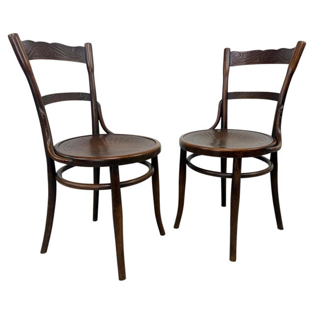 Dining Chairs by J&J Kohn, 1890s-1910s, Set of 2 For Sale - Image 11 of 11