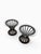 Dunbar Furniture Mid 20th Century Pair of Edward Wormley Sheaf of Wheat Round Side Tables for Dunbar For Sale - Image 4 of 18
