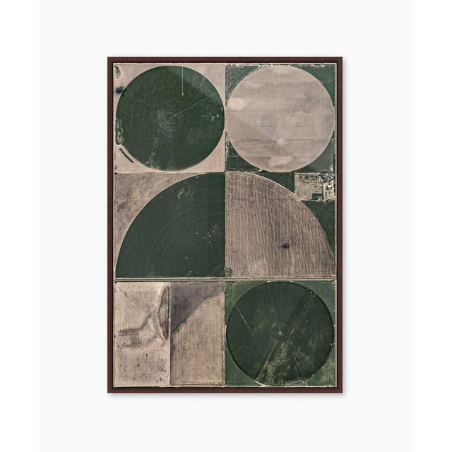 Edition Aerial Views Bernhard Lang Image: "AV_Central_Irrigation_010" Size A: 41 x 59 inches, Captured in 2015 in Kansas;...