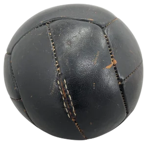 Vintage Leather Training Ball, 1930s