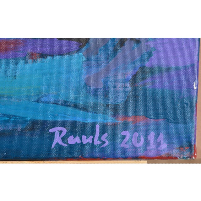 Modern Rauls Zitmanis, Dream of the Little Prince, 2011, Acrylic Painting on Canvas For Sale - Image 3 of 10