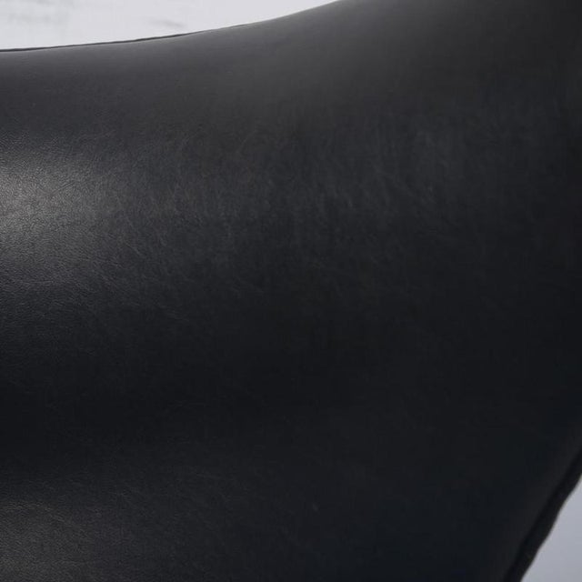 Vintage Egg Chair in Black Leather by Arne Jacobsen, 1963 For Sale - Image 15 of 18