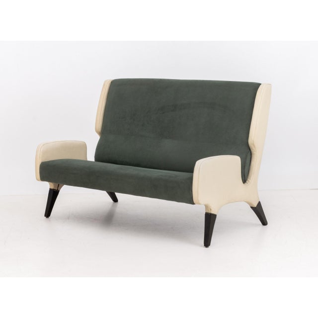 Gio Ponti Gio Ponti for Hotel Parco Dei Principi Two-Seat Sofa For Sale - Image 4 of 8