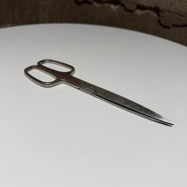 Mid-Century Modern Italian-Made Office or Dressmaking Shears I S A For Sale - Image 10 of 14