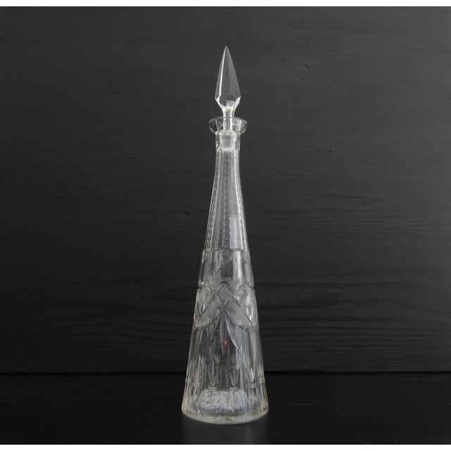 20th Century Crystal Glass Carafe, 1960s For Sale - Image 8 of 8