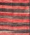 Vintage Tulu rug from Turkey in charcoal and red with stripe design, Minimalist design, Keivan Woven Arts/ rug EN-1042,...