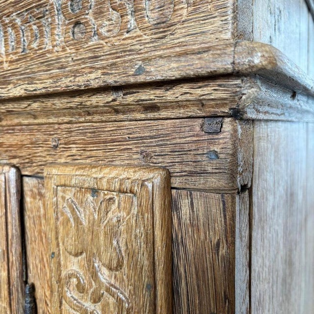 Antique Oak Cupboard, Germany, 1836 For Sale - Image 13 of 18