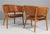 Model ND82 Lounge Chairs in Full Grain Leather and Oak by Nanna Ditzel, 2010s, Set of 2 For Sale - Image 6 of 9