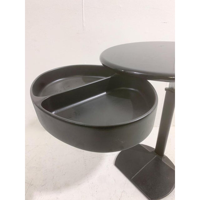 Black Model Servese Side Table by Kairos Studio for B&b Italia, 1980s For Sale - Image 8 of 10