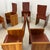 1960s Vintage Torcello Walnut and Leather Chairs by Afra & Tobia Scarpa for Stildomus, 1960s, Set of 8 For Sale - Image 5 of 6