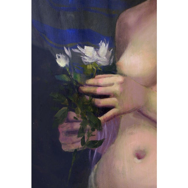 Nicola De Marco, The Dreamer, Oil on Canvas, Framed For Sale - Image 3 of 6