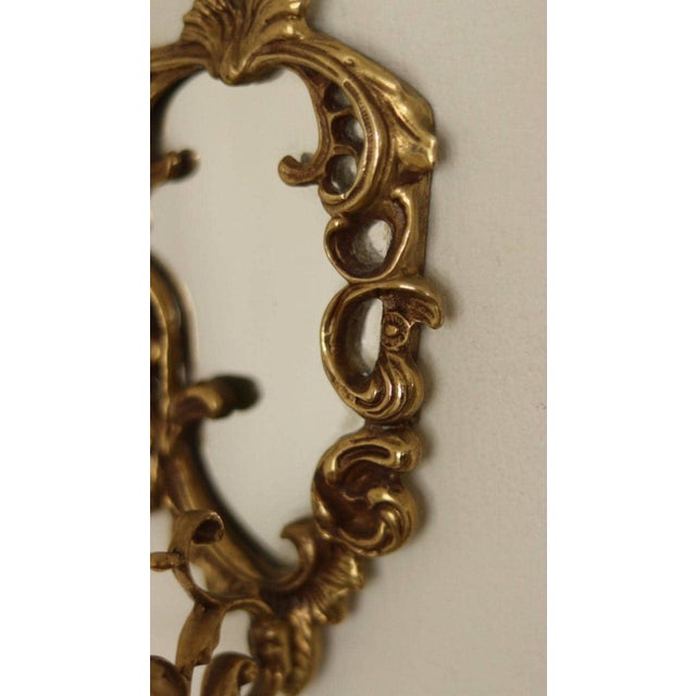 Mid-Century Modern Swedish Brass Sconces with Mirrors, Set of 2 For Sale - Image 13 of 16